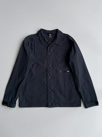 Nike SB Black Utility Coach Jacket – Skateboarding Overshirt (L)