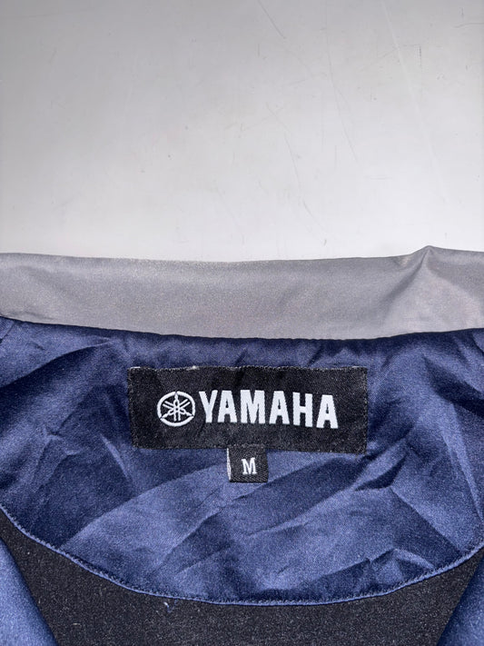 Yamaha Navy & Grey Satin Racing Jacket – Fleece Lined (M/L)