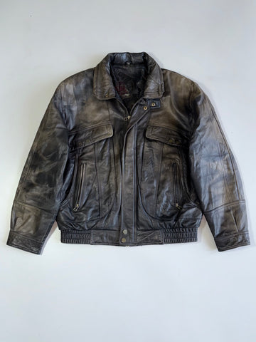 Super Premium Original Pure Heavy Leather Jacket (XL)