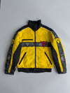 Dainese Racing Jacket – Yellow/Black, Made in Italy Detachable arms(Xl)
