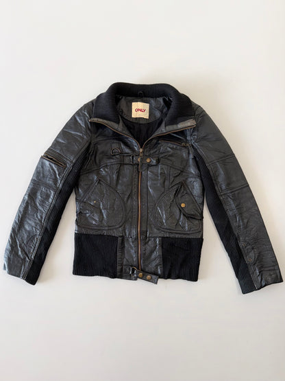 !                                                                                                                                                                                                                       Only Original Leather Jacket (RARE) (S)