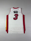 Adidas NBA Authentics Miami Heat #3 Dwyane Wade Home Jersey (L/XL)