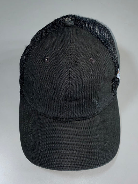Carhartt Trucker Cap – All Black Mesh Back (Adjustable)