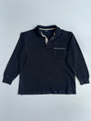Burberry London | Black Longsleeve Polo | (XL)