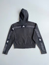 Adidas Black Cropped Zip-Up Hoodie – (S)