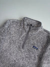 Patagonia Los Gatos Grey Quarter-Zip Sherpa Fleece woman’s–(XL)