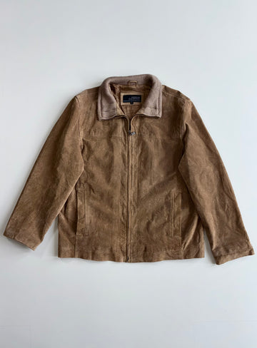 Designer Collection Genuine Suede Leather Jacket(Xl)