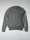 Polo Ralph Lauren | Navy Red Pony V-Neck Wool Sweater | (M)