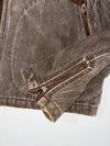 Torque Originals Handcrafted  Denim Jacket – Brown  (M)