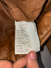 Belstaff Black Prince Weatherproof Leather Jacket Striped Racer Jacket (S)