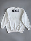 Vintage Levi’s Canyon Club Winged Jaguar Crewneck Sweatshirt — 501 Original, Made in USA (L)