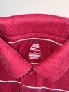 Nike Sportswear Burgundy Striped Piqué Polo T-Shirt – (XL)