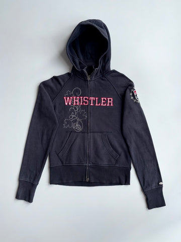 Roots | Whistler Navy Zip Hoodie | (XS)