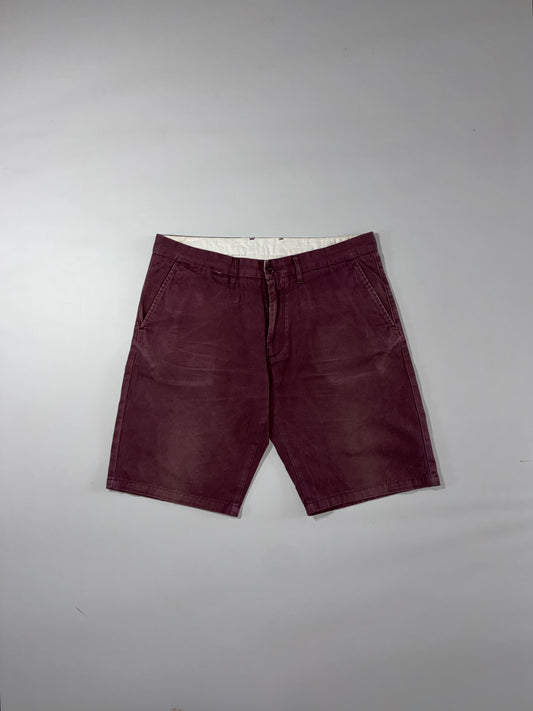 Carhartt Maroon Bermuda Chino Shorts (W:36) (L:21.5)