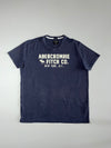 Abercrombie & Fitch Embroidered Logo Tee – Navy, Men’s (2XL)