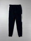 Le Coq Sportif Side-Stripe Black Joggers (W:31) (L:39)