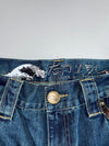 Big Train Osaka Blue Patchwork Distressed Flared Jeans (W:34 |L:43 )