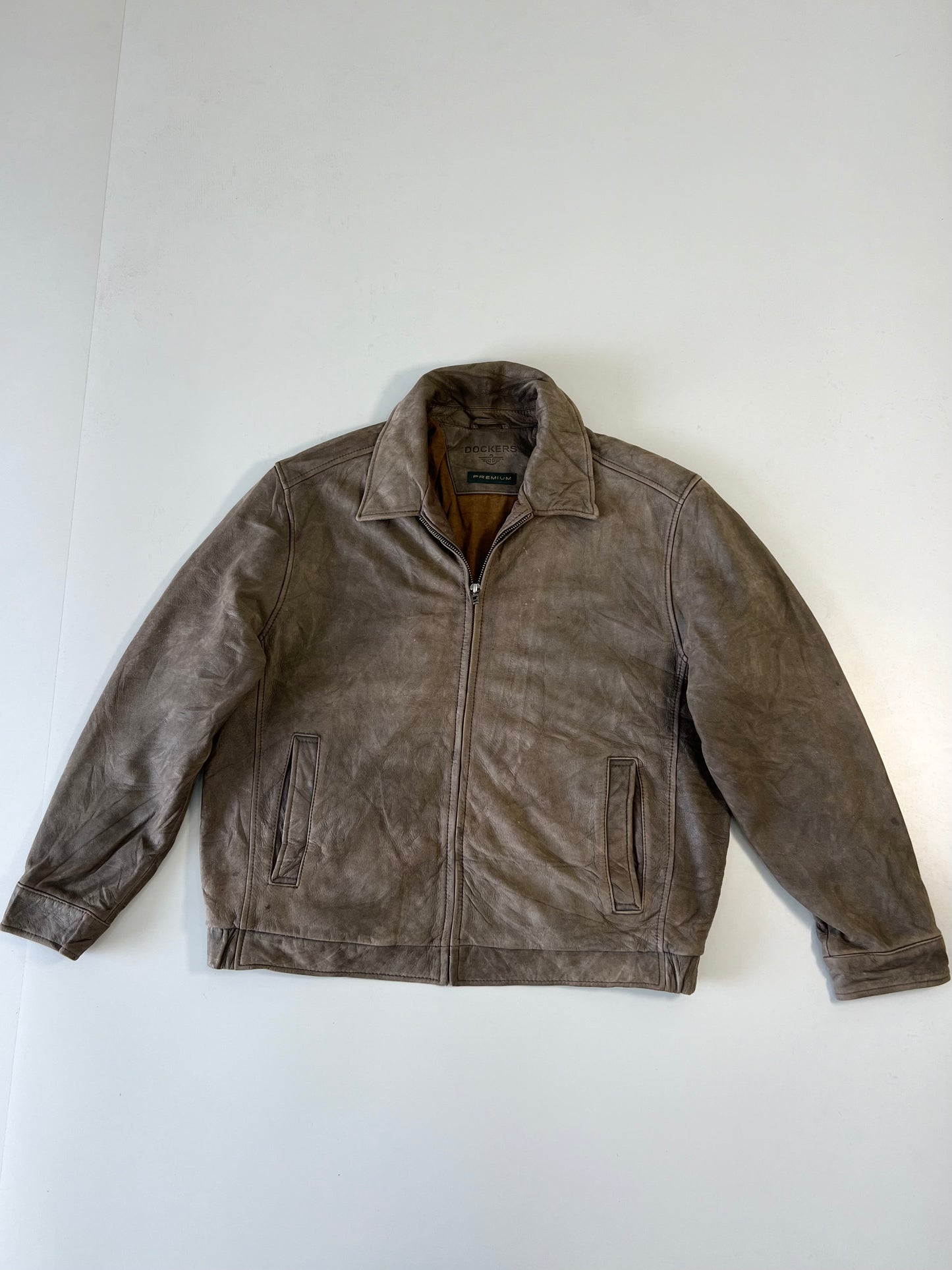 ZDockers Minimal Original Leather Jacket (RARE) (XL/2XL)