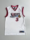 Vintage Reebok NBA Philadelphia 76ers Allen Iverson #3 Jersey – White (L)
