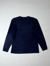Carhartt WIP Navy Long Sleeve Chase Tee Gold Logo, (M)