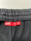 Puma | Black Fleece Straight-Leg Sweatpants | (W:32) (L:44)