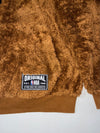 NBA Knicks Sherpa Hoodie — Brown  (XL)