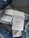 Levi’s 72334 Original Riveted Heavily Washed Faded Indigo Button-Up Trucker Denim Jacket (L)