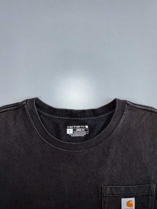 Carhartt | Loose Fit Pocket Tee | Washed Black (2XL)
