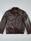 Le Deau Paris Premium Original Leather Jacket (Furr Inside) (M)