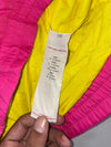 Puma Pink Colorblock Neon Puffer Jacket (S)