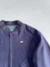 Lacoste | Reversible Wool Bomber | Navy / Green Tartan (XL)