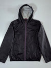 Tommy Hilfiger Black Hooded Windbreaker Jacket (L/XL)