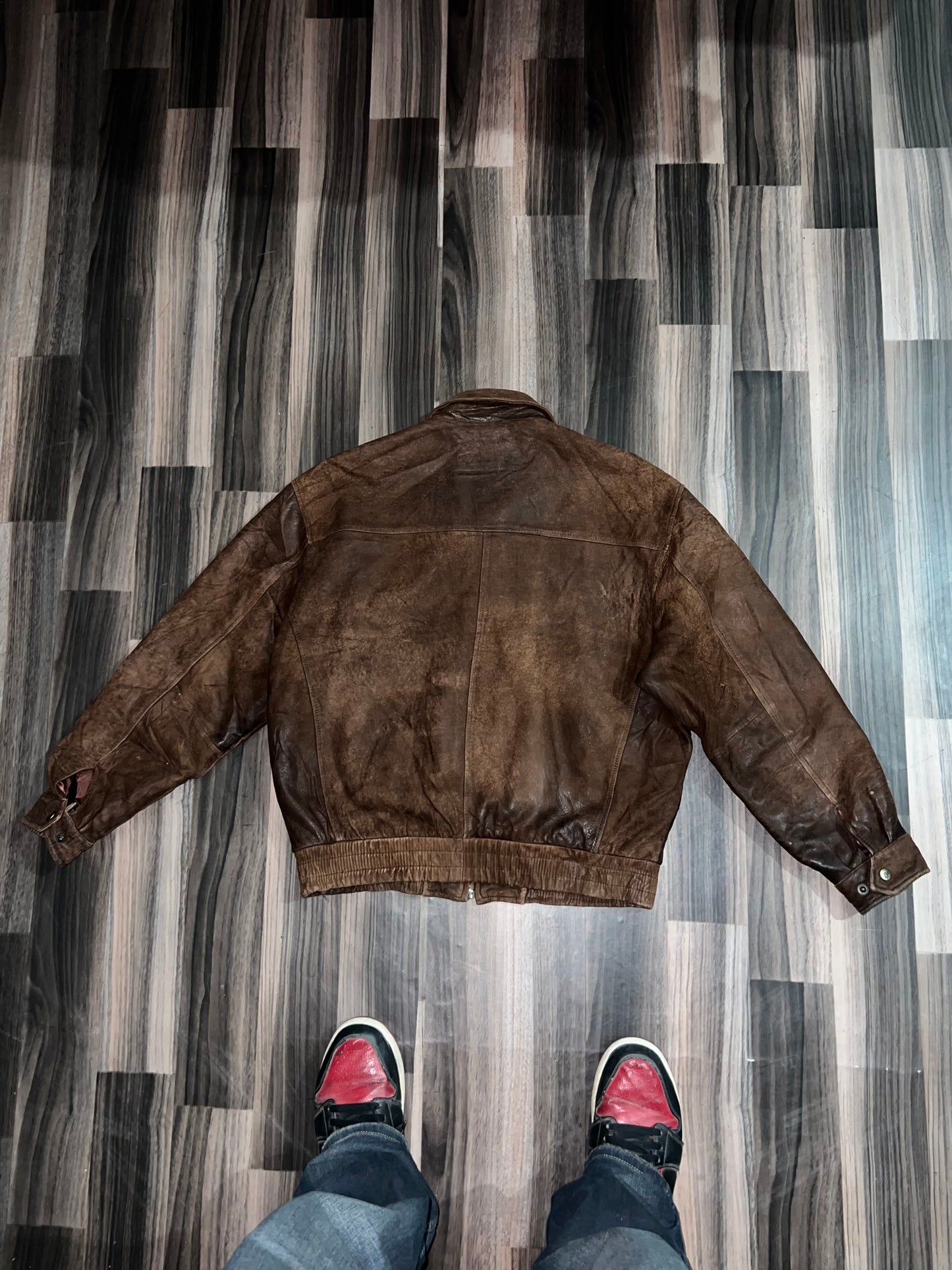 ZBanan*a Republic Original Leather Jacket (S/M)