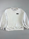 Vintage Dickies Embroidered Cross-Knit Collar Sweatshirt (M/L)