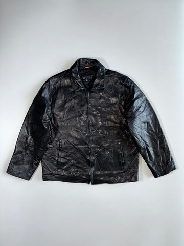 Perry Ellis Portfolio Premium Original Leather Jacket (XL)