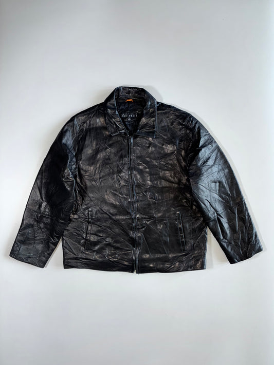 Perry Ellis Portfolio Premium Original Leather Jacket (XL)