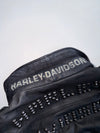Vintage 90s Harley-Davidson Genuine Leather Studded Biker Jacket  Pyramid Studs, Belted Waist (L)