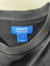 Adidas Originals Black Spellout Graphic Crewneck Sweatshirt (S)