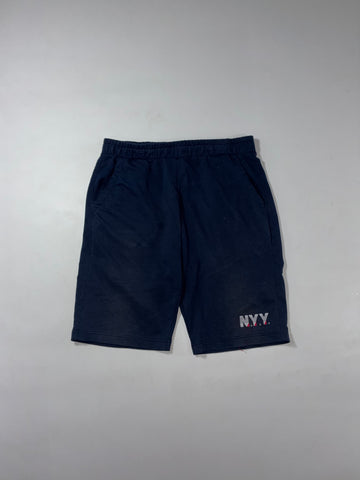MLB New York Yankees (NYY) Navy Sweat Shorts (W:34) (L:22)
