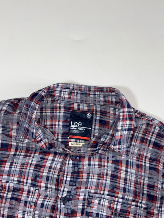 Lee Urban Riders Camo Overprint Plaid Shirt (S)