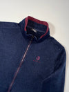 Black Yak Navy Sweater Fleece Full Zip Jacket ( M/L)