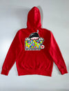 Crazybomb Red Full Face Zip Hoodie (M)