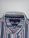 Tommy Hilfiger | Navy Red & White Stripe Vintage Fit Shirt | (M)
