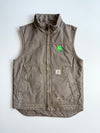 Carhartt x John Deere Embroidered Canvas Work Vest – Khaki(S)