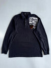 Eden Paulo x Porsche Crest Long Sleeve Polo Black (L)