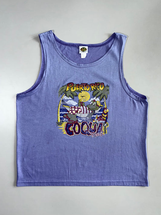 Vintage Puerto Rico “Coqui Power” Tank Top (L)