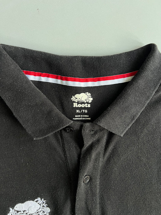 Roots Canada Embroidered Polo (XL)