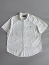 Polo Ralph Lauren | Seersucker Custom Fit Short Sleeve Shirt | White (XXL)
