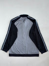Vintage Adidas Grey Black Zip-Up Track Jacket (L)