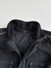 Vintage Helly Hansen Black Workwear Jacket with Reflective Stripes (S/M)